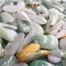 新疆和田白玉特级独籽原籽料手把件